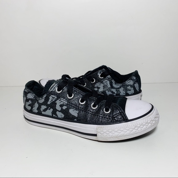 children's leopard converse